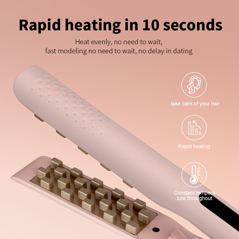 US Standard Volumizing Tool, Corn Perm Clamp Plate, Root-Boosting Hair Pad, Home Use Curling Iron, Corn Clip, Electric Hair Top Pad, Root-Boosting Tool, Curling Iron