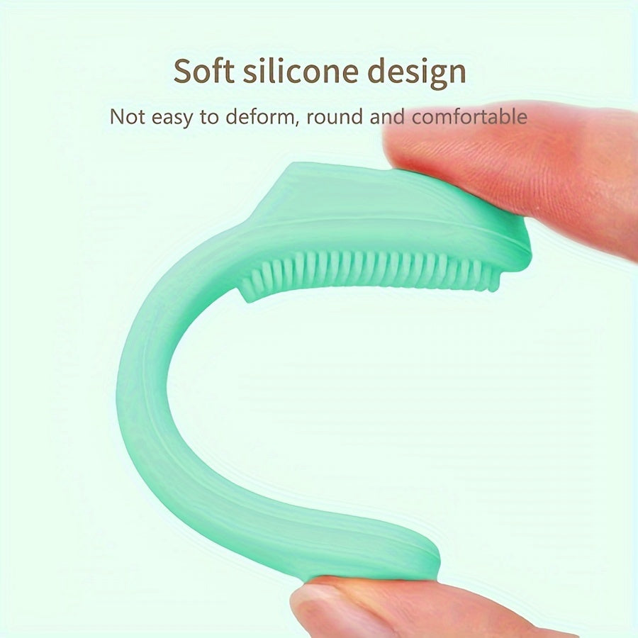 1 Finger-shaped Soft Silicone Nose Brush for Facial Cleansing, Blackhead Removal, Nose Brush, Exfoliating Facial Cleansing Brush, Care Tool