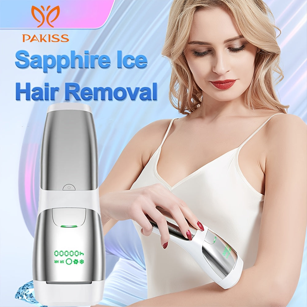 IPL Hair Removal | Painless Permanent Hair Reduction, Sapphire Ice Cooling, 16J High Energy