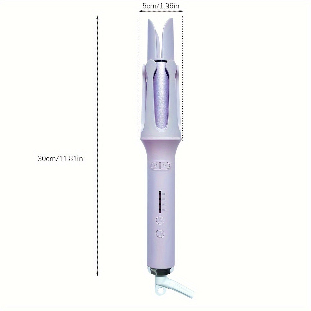 US Standard 32mm Large Wave Automatic Curling Iron, Self-Rotating Ceramic Curling Wand, Professional Hair Curler, Wave Styling Tool