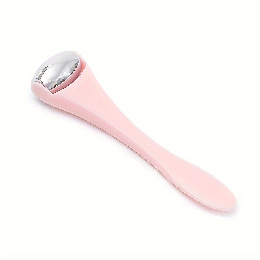 1pc Double Head Stainless Steel Ice Roller Eye Massage Stick Dual-Use Face Cream Eye Cream Spoon Face Ice Dressing Beauty Stick Eye Massage Tool