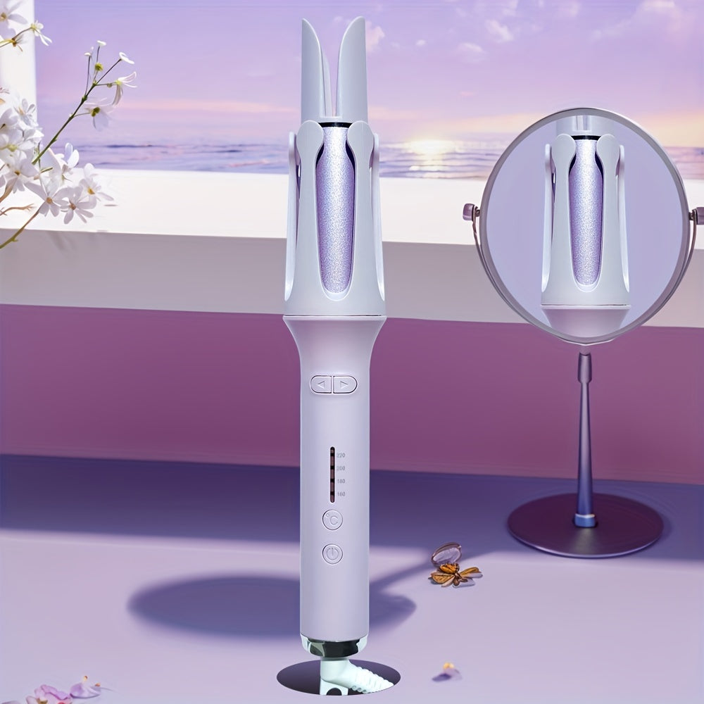 US Standard 32mm Large Wave Automatic Curling Iron, Self-Rotating Ceramic Curling Wand, Professional Hair Curler, Wave Styling Tool