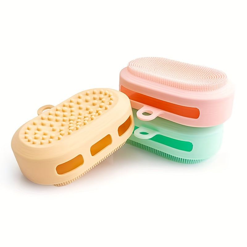 Halloween And Christmas Off Pre- Carnival Early Enjoyment Multifunctional Facial Cleansing Brush Double-Sided Soft Bristles Deep Cleansing Unisex Glove-Style Cleansing Brush, Designed for Women
