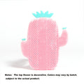Upgraded Silicone Facial Cleansing Brush, Portable Cactus Shape Face Brush, Skin Care Tool for Gentle Exfoliation & Facial Massage