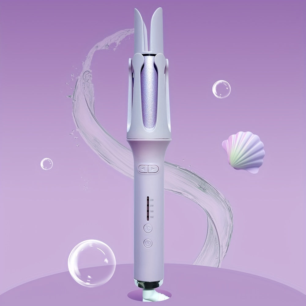 US Standard 32mm Large Wave Automatic Curling Iron, Self-Rotating Ceramic Curling Wand, Professional Hair Curler, Wave Styling Tool