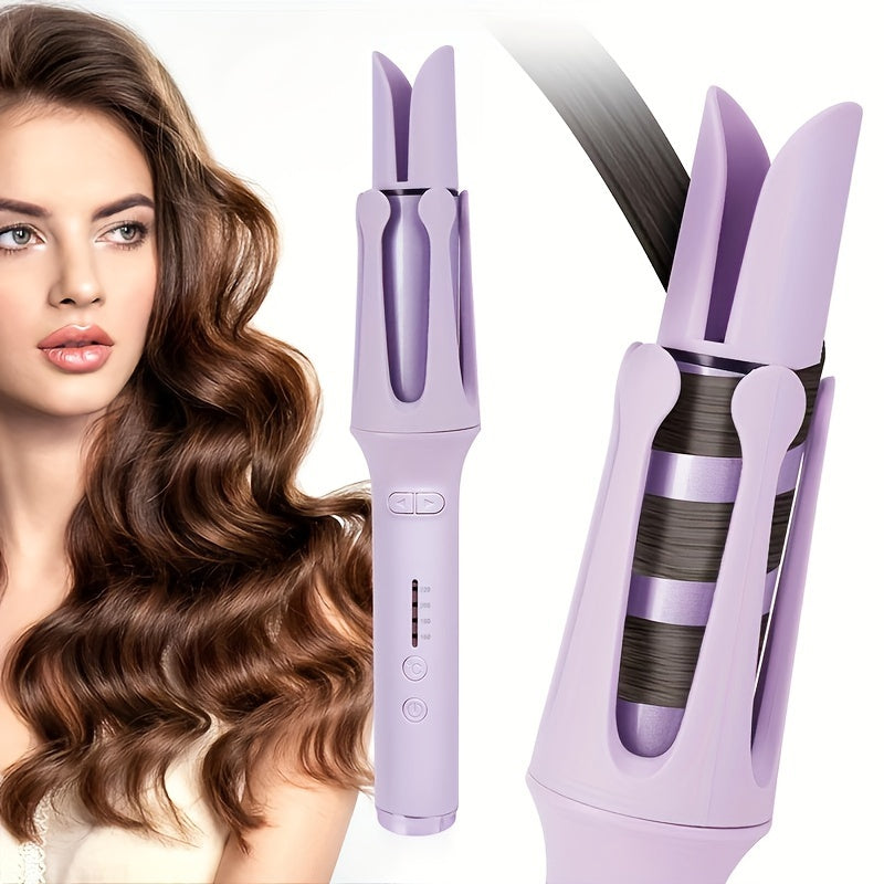 US Standard 32mm Large Wave Automatic Curling Iron, Self-Rotating Ceramic Curling Wand, Professional Hair Curler, Wave Styling Tool