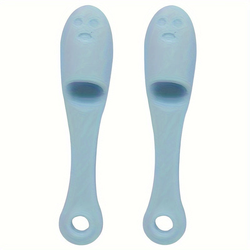 Set of 2 Silicone Nose Cleaning Brushes - Soft, Gentle, And Flexible, for Deep Pore Cleansing And