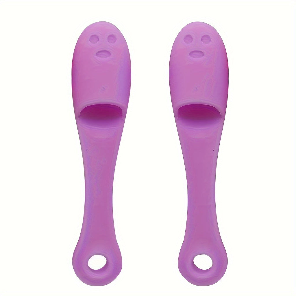 Set of 2 Silicone Nose Cleaning Brushes - Soft, Gentle, And Flexible, for Deep Pore Cleansing And