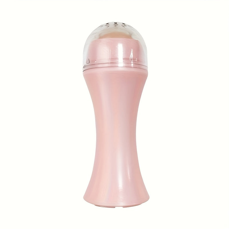 A Facial Oil Absorbent Roller Skin Care Tool Oil Suction Cleanable Facial Oil Removal Skin Care Makeup Tool