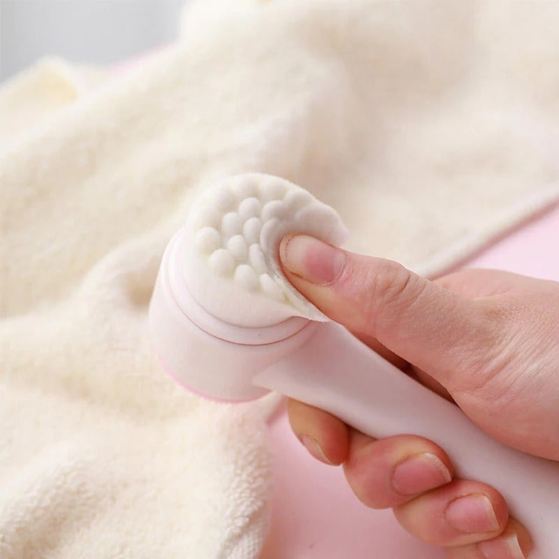 Of a 3D Double-Sided Cleansing Brush, Designed Manual Massage with Soft Bristles, Serves As an Exfoliator And Face