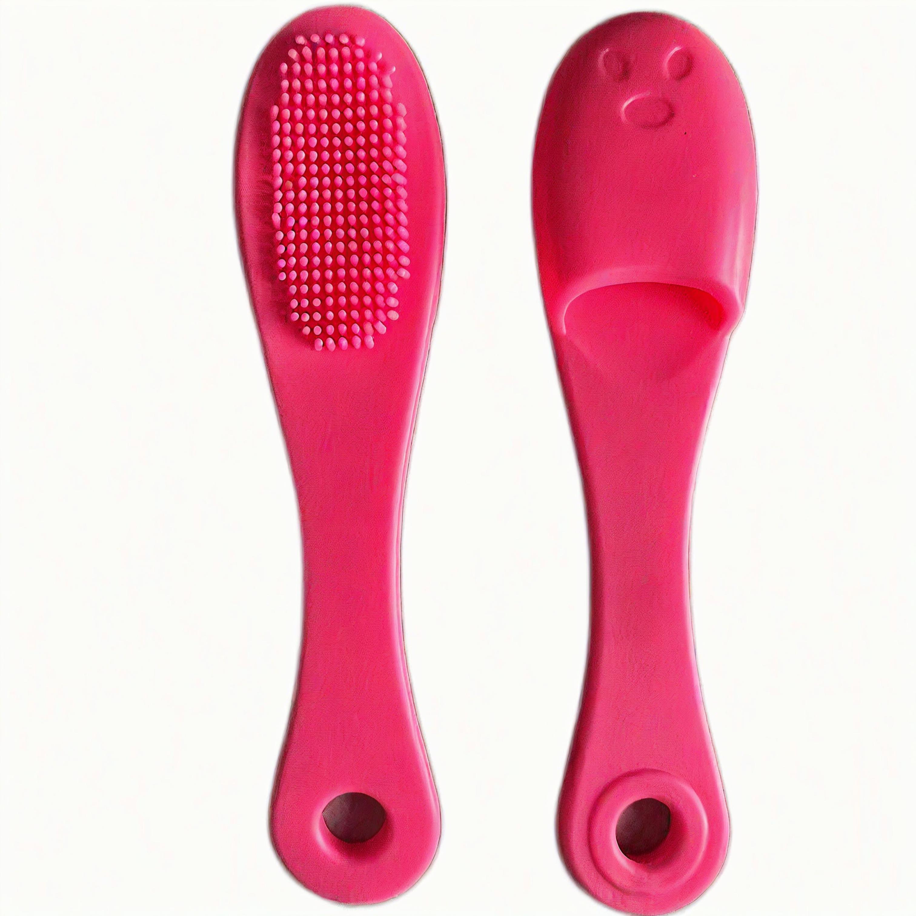 Set of 2 Silicone Nose Cleaning Brushes - Soft, Gentle, And Flexible, for Deep Pore Cleansing And
