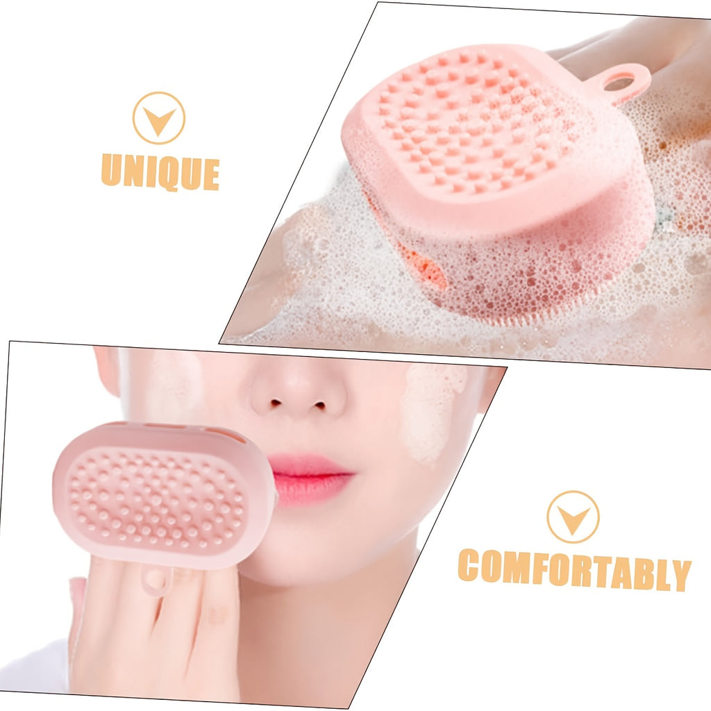 Halloween And Christmas Off Pre- Carnival Early Enjoyment Multifunctional Facial Cleansing Brush Double-Sided Soft Bristles Deep Cleansing Unisex Glove-Style Cleansing Brush, Designed for Women