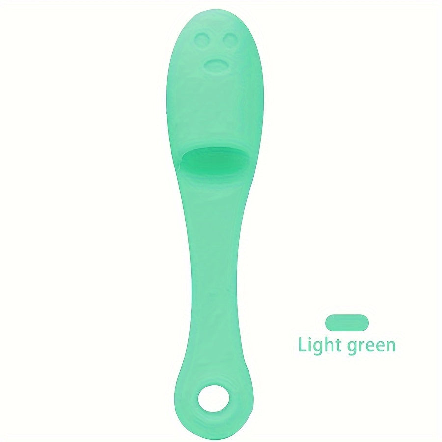 1 Finger-shaped Soft Silicone Nose Brush for Facial Cleansing, Blackhead Removal, Nose Brush, Exfoliating Facial Cleansing Brush, Care Tool