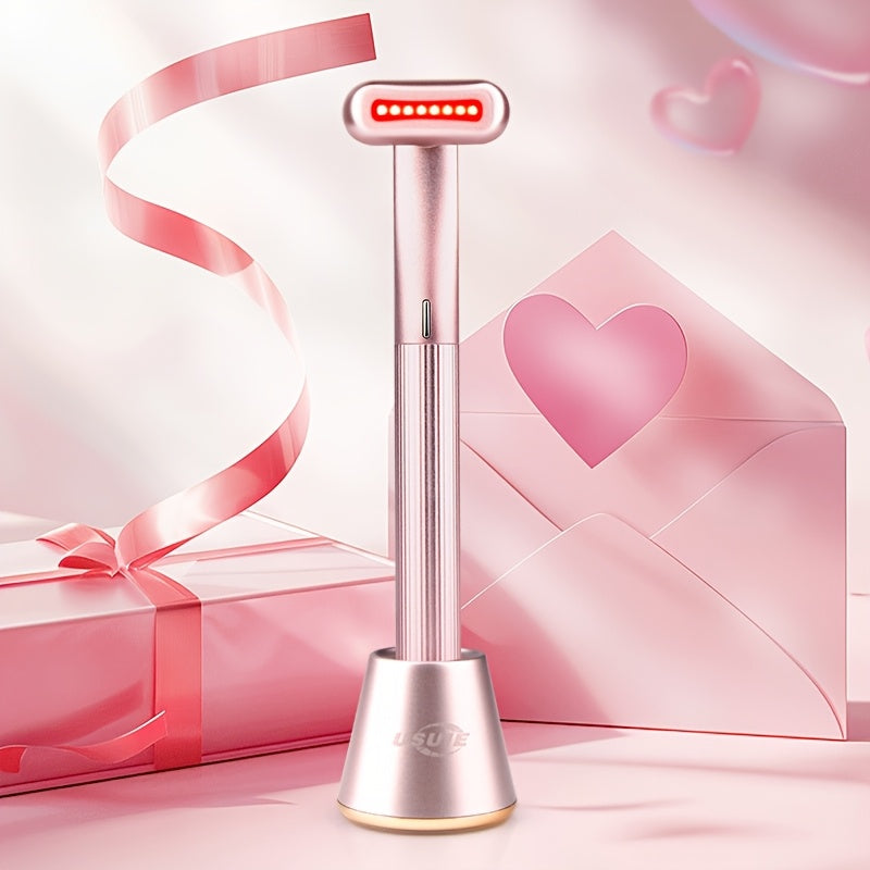 Women'S Red Light & Massaging Facial Device - Collagen Boosting, Under-Eye