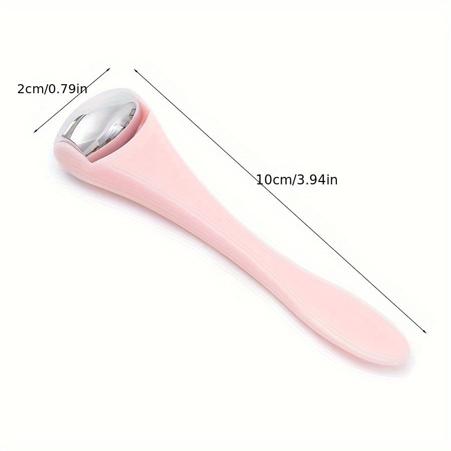 1pc Double Head Stainless Steel Ice Roller Eye Massage Stick Dual-Use Face Cream Eye Cream Spoon Face Ice Dressing Beauty Stick Eye Massage Tool