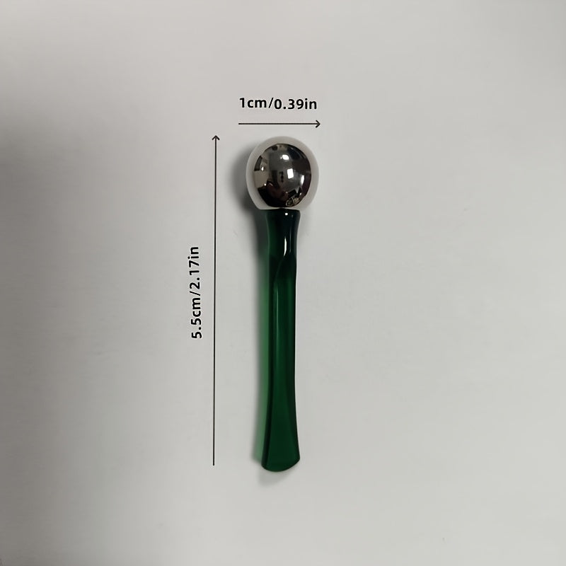 2pcs HH Eye Massage Roller - Fragrance-Free Skincare Tool for Reducing Puffiness and Dark Circles