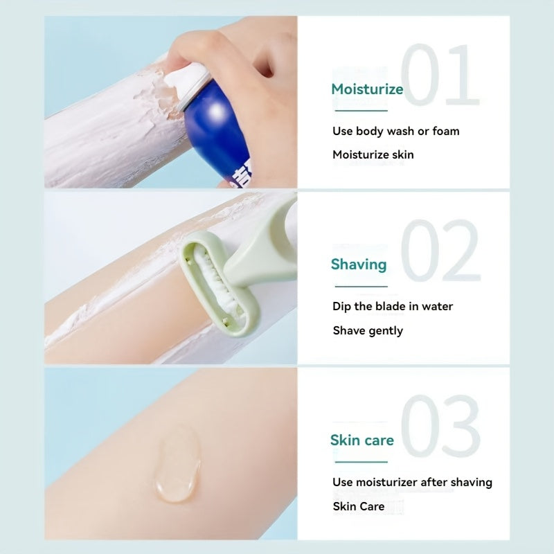 Women'S Manual Hair Removal Device Facial And Body Depilator, Hair Remover with Mesh Blade Design