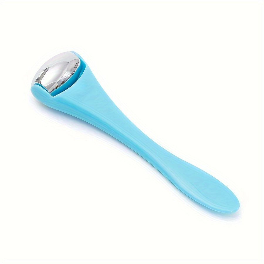 1pc Double Head Stainless Steel Ice Roller Eye Massage Stick Dual-Use Face Cream Eye Cream Spoon Face Ice Dressing Beauty Stick Eye Massage Tool