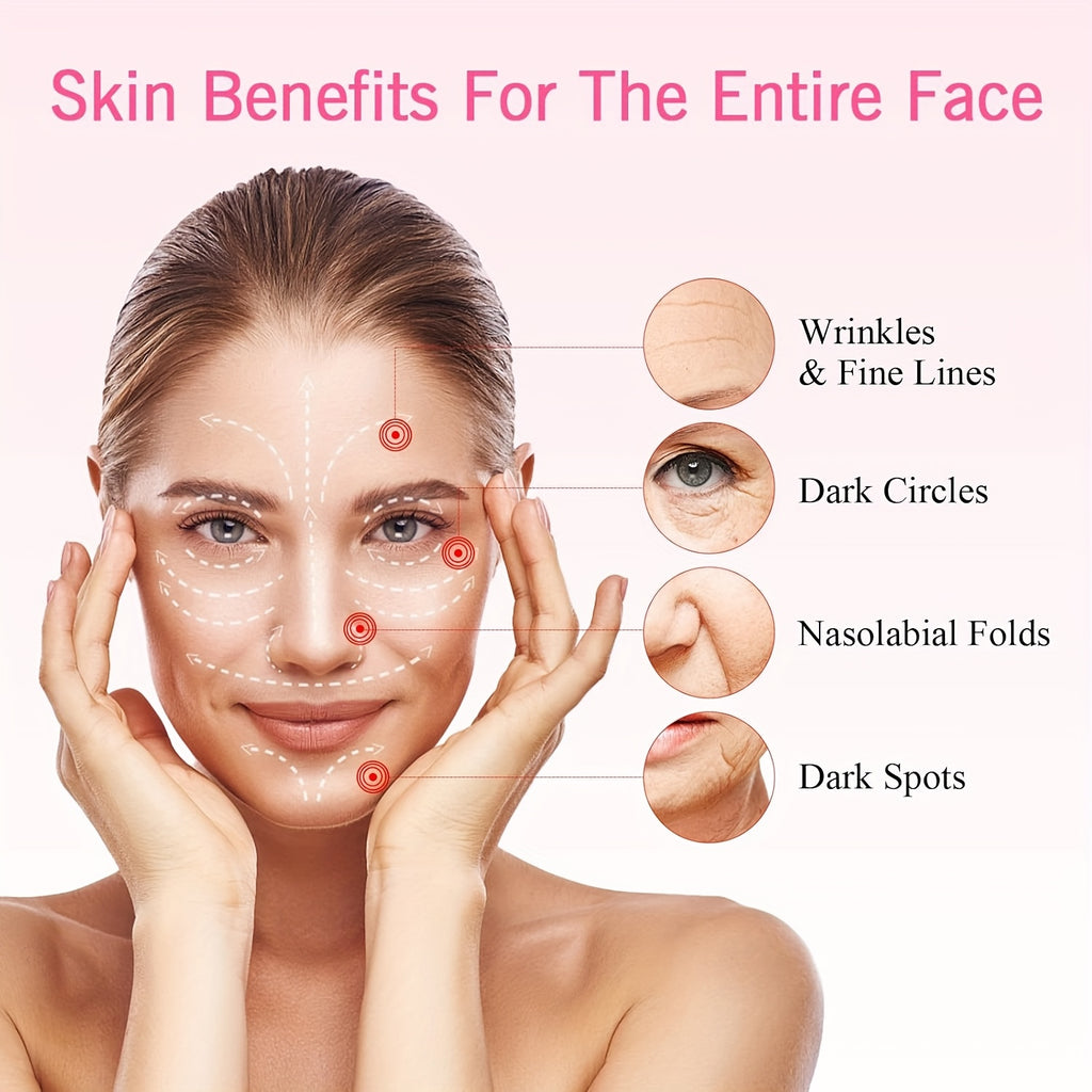 Women'S Red Light & Massaging Facial Device - Collagen Boosting, Under-Eye