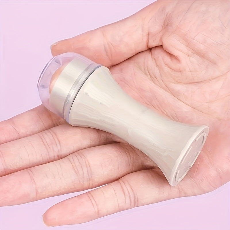 A Facial Oil Absorbent Roller Skin Care Tool Oil Suction Cleanable Facial Oil Removal Skin Care Makeup Tool