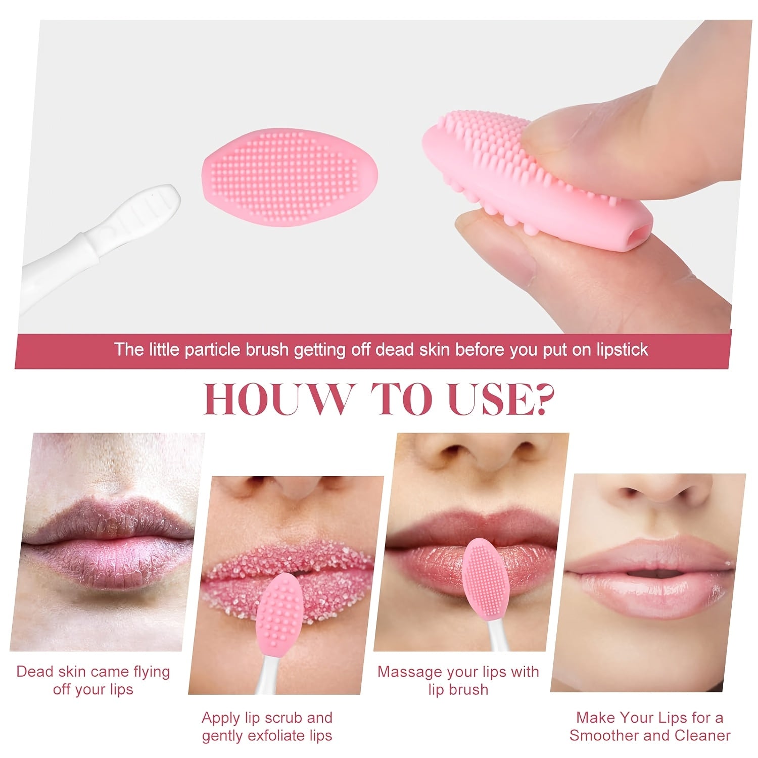 Colorjuly 3pcs Silicone Face And Nose Brush Set, Deep Facial Cleansing And Exfoliation, Used for Makeup Removal, Pore Cleansing, Facial Massage, Flexible Material That Does Not Harm The Skin, Repeatedly Washed And Used, Portable